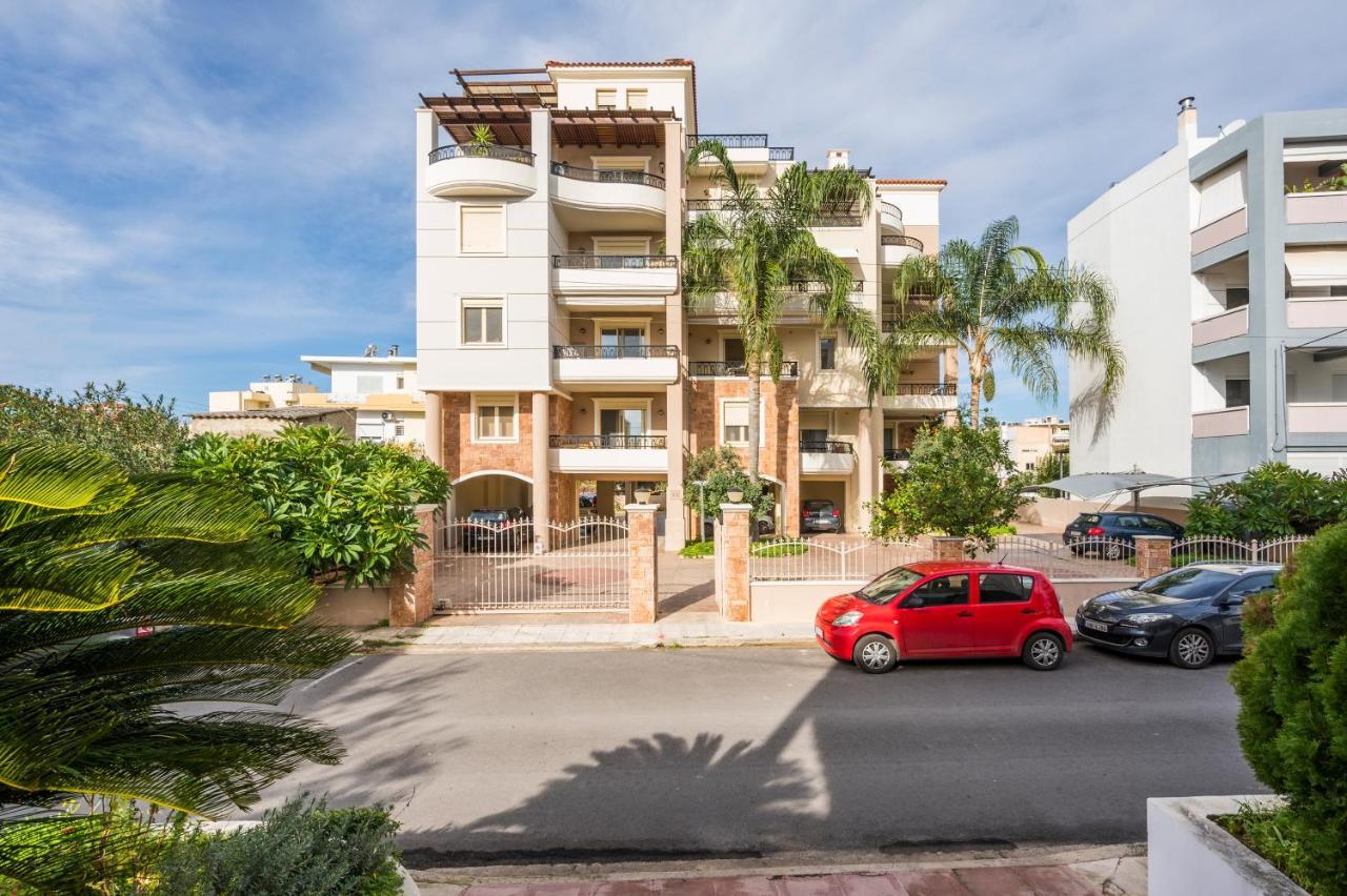 Апартаменти Luxury Coastal Retreat, Mountain View Balcony With Palm Trees & Parking Chania  Екстер'єр фото